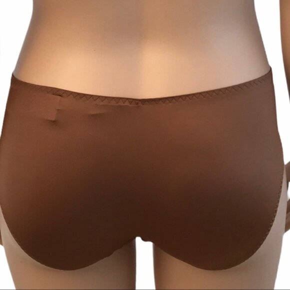 Elomi Kristie Plus Size Brief Panty Cocoa XL - Picture 4 of 12